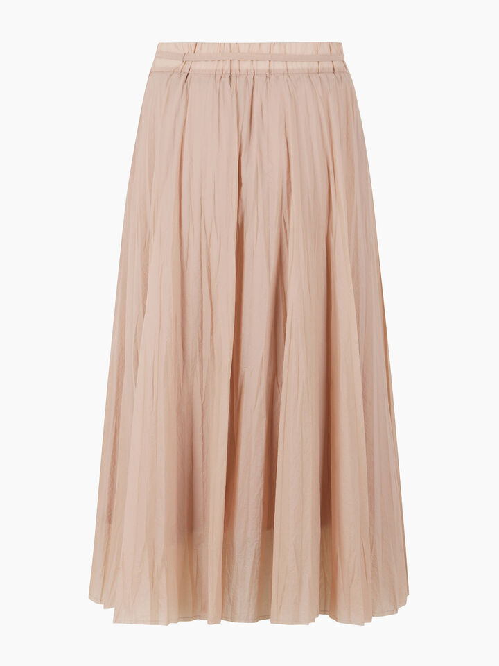 Pink semi sheer maxi skirt - sisley k longuette skirts - Blush | Sisley K image number 2